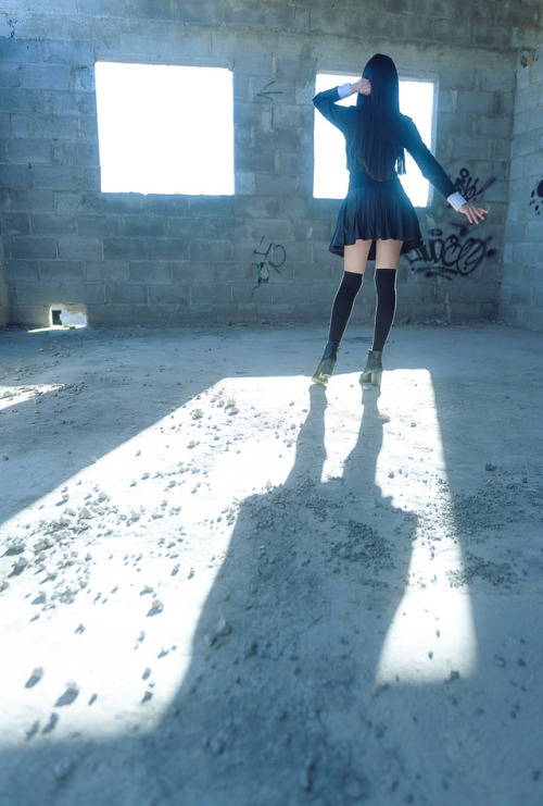  • Photography: fanored • Model: maysakaali  In my city there’s an abandoned building which pr