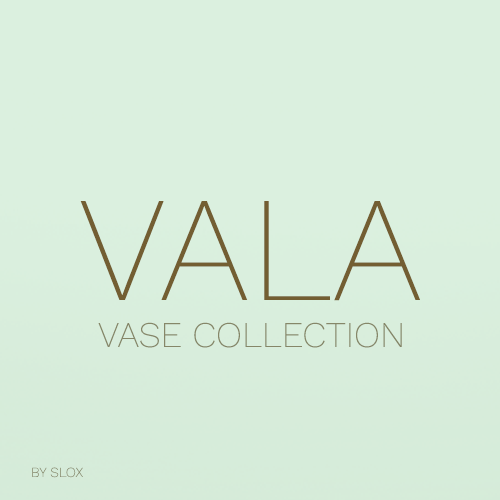 VALA Vase collectionA large collection with more than 300 vases (including all swatches). The shelve