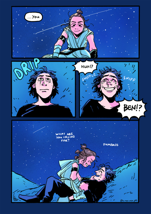short comic made for @reylocharityanthology this year