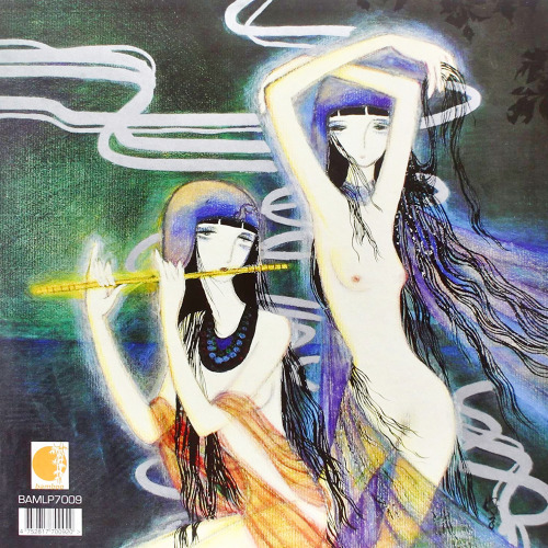 lyshtola: front + back covers for Yoshiko Sai’s albums Mikkō (1976) &amp; Taiji no Yume (1
