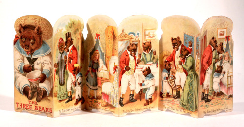 Perry & Co Steel Pen Makers [Advertising]The Three Bears - exceptionally rare concertina style d