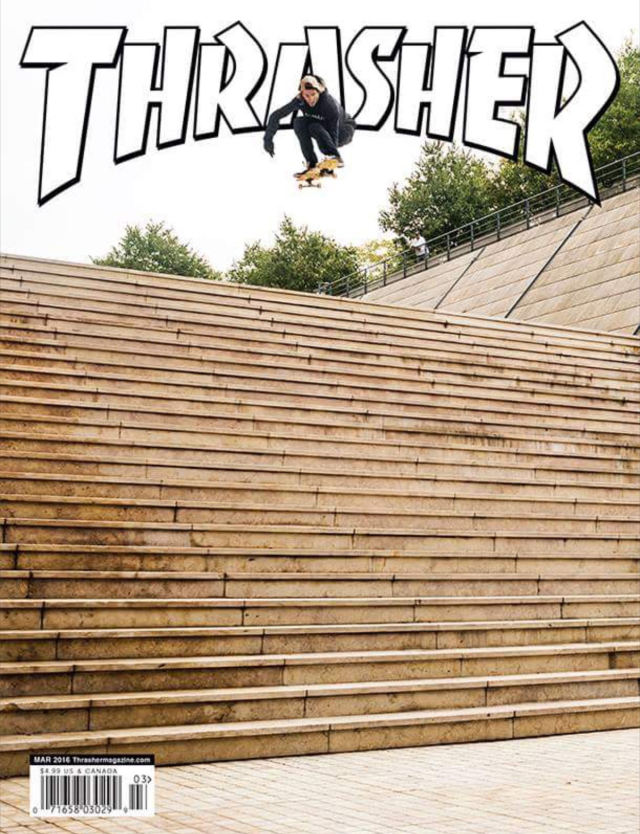 Everyday Hybridity on Tumblr: This month's cover of Thrasher