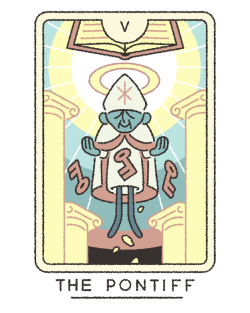 Joe-Sparrow:  It’s Tarot Tuesday Again, And Today’s Card Is Trump Five, The Pontiff.also