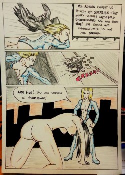 Kate Five Vs Symbiote Comic Pages 34 - 43  Kate And Ms Blitzen Go Toe-To-Toe