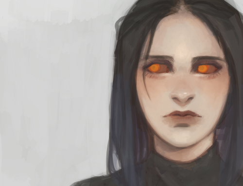 loreillustrated:ended up scrapping this one but i worked too much on her face to just not post it lo