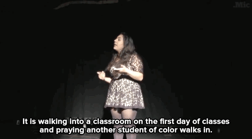sassybrujita:  micdotcom:  Watch: Poet Janel Pineda nails what it’s like to be