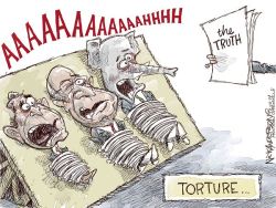 cartoonpolitics:  &ldquo;You give me a water board, Dick Cheney and one hour, and I’ll have him confess to the Sharon Tate murders.&rdquo; .. (Jesse Ventura) 