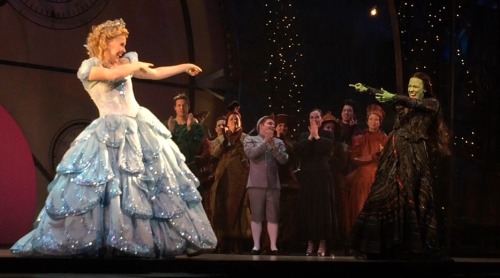 Some pretty adorable photos of the 2NT cast of Wicked from last night&rsquo;s curtain call in At