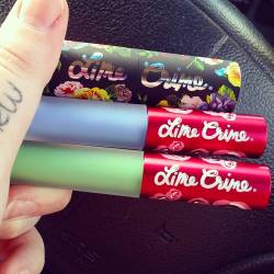 Can’t wait to swatch. 😍 #limecrime