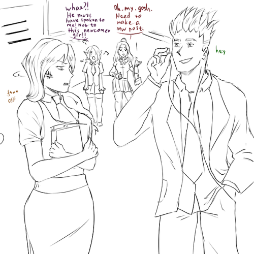 Skye and Lian are the school’s self-proclaimed elite. Koga is a cool handsome guy that everyon