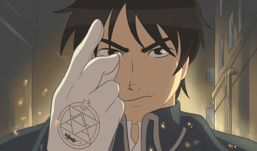 Screencap redraw from Fullmetal Alchemist Brotherhood!I am honestly surprised it took me all these y