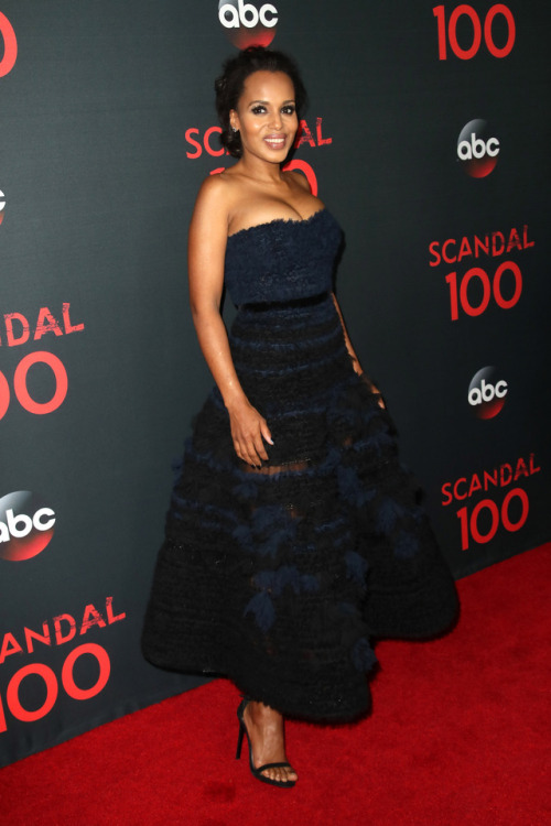 Kerry Washington attends ABC&rsquo;s &lsquo;Scandal&rsquo; 100th episode celebration on 