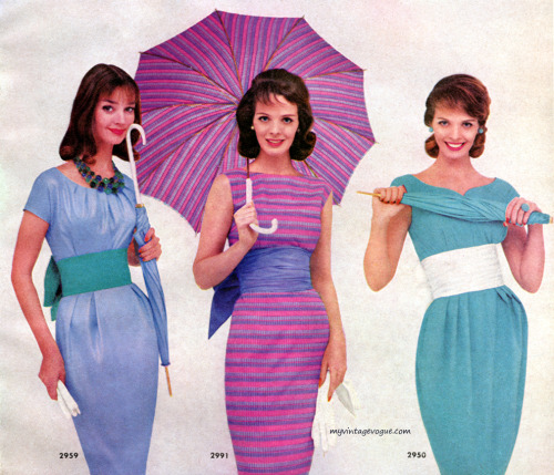 Fashions for the Simplicity Summer 1959 Pattern Book