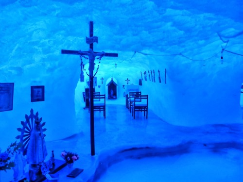 Chapel of Our Lady of the Snows, Belgrano II Base (est. 1955).The chapel is the most southern place 