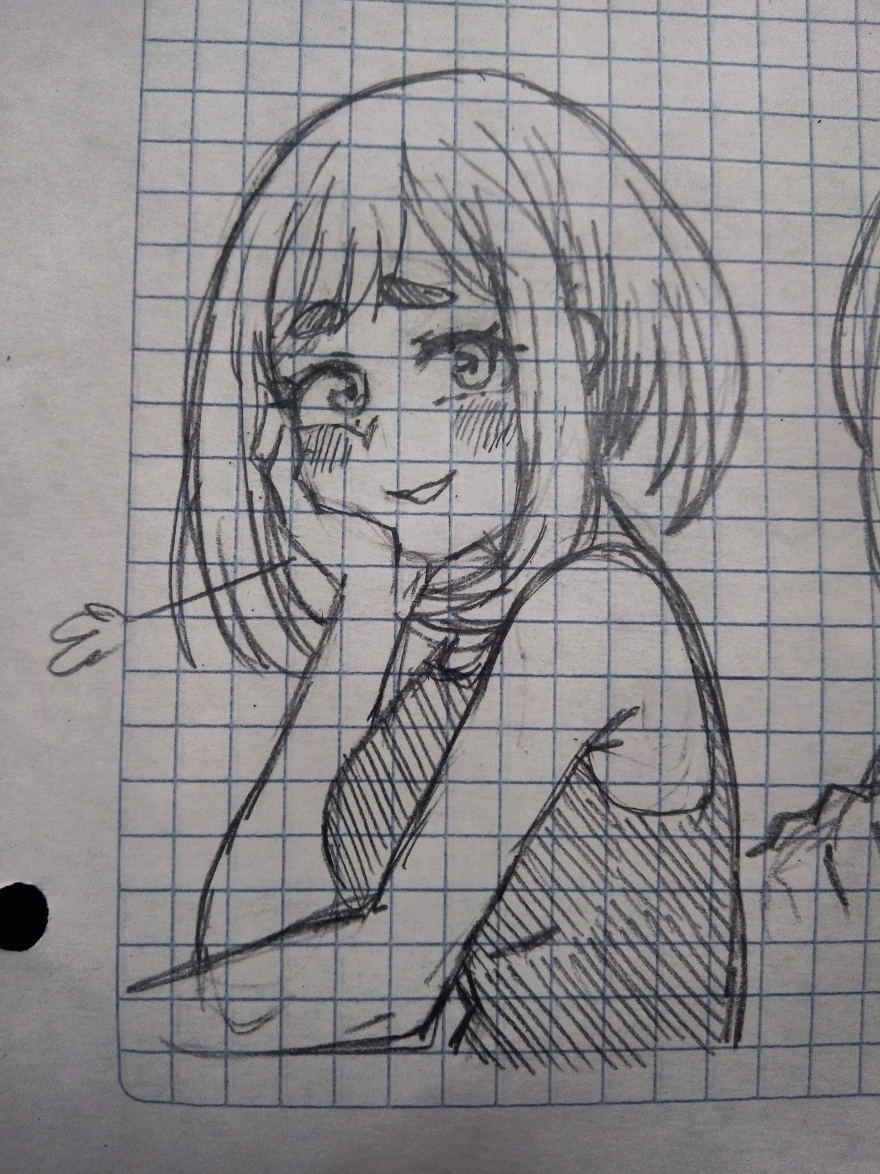 ladyfubuki:  I missed drawing my infinity girl so I drew some sketches at class 