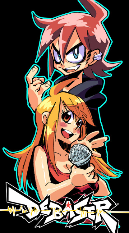 rafchu:  2 Debaser illustrations I did last year. I may use the second one for a T-shirt design for Spunch. It’s hard to do  nice T-shirt design (´ε｀ )
