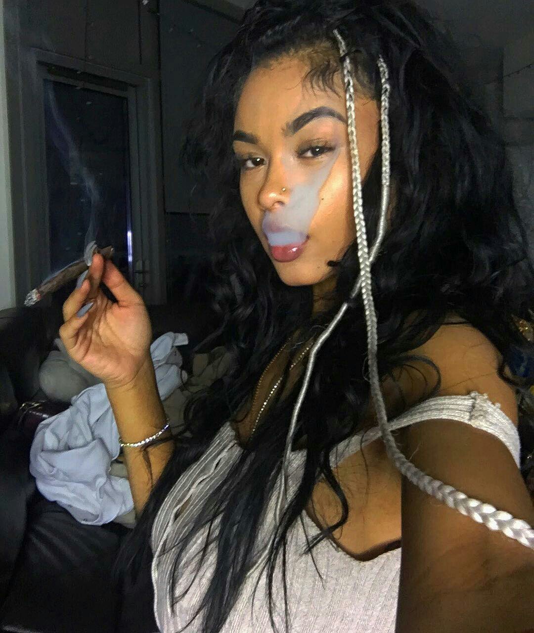 Smoking weed girls pretty girly bongs