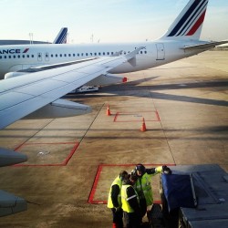 The French in France. On board to Nice. 