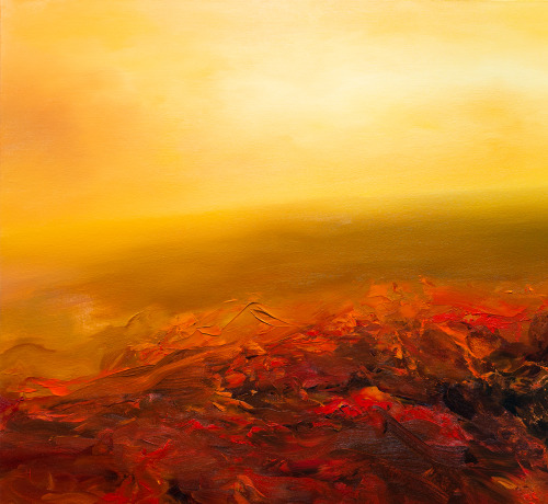 Murmur, 60″ x 64″, oil on canvas, 2020. Samantha Keely Smith.+ detail imagessama