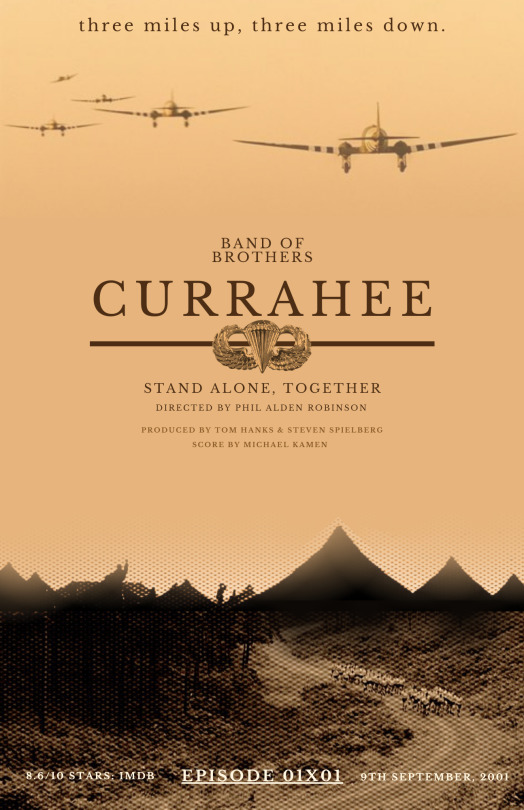 BAND OF BROTHERS EPISODE POSTERS