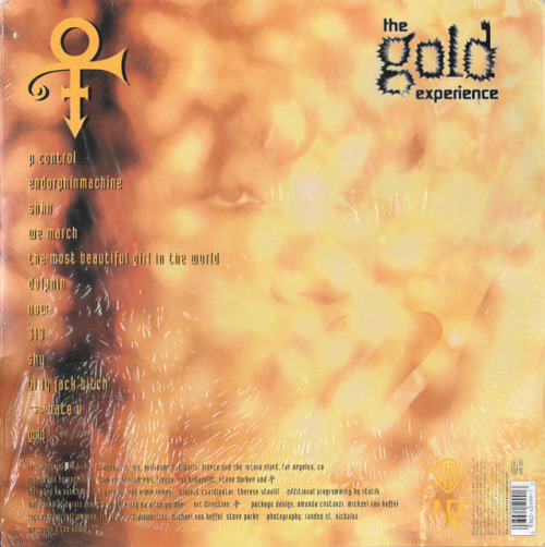 The Artist (Formerly Known As Prince) – The Gold Experience Warner Bros/NPG records, 1995