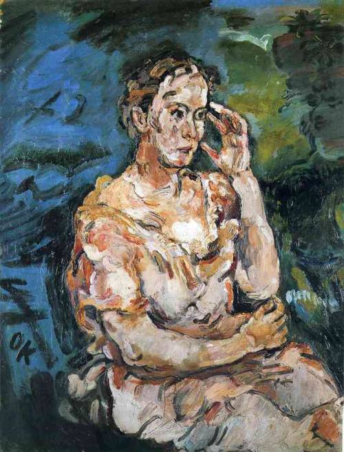 artist-kokoschka:  Princess Mechtilde Lichnowsky, 1916, Oskar Kokoschka