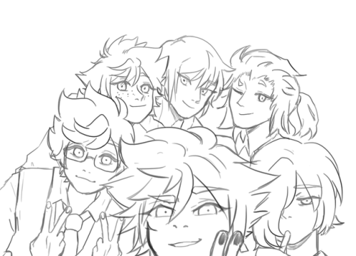 yellolue:  Van: OTW to school lol. I’m hangsangin with my thugs, Ven, Sora, Riku, Lea and Ienzo.Ven: What filter did you use???Van: Lazy filter.