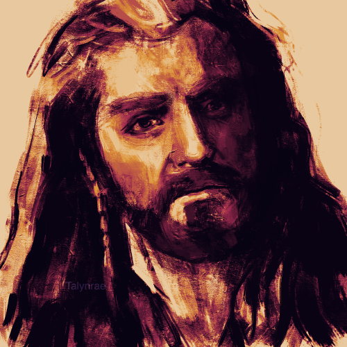 talynrae:Thorin. I can’t decide whether I like the gold or monochromatic version best, so have both