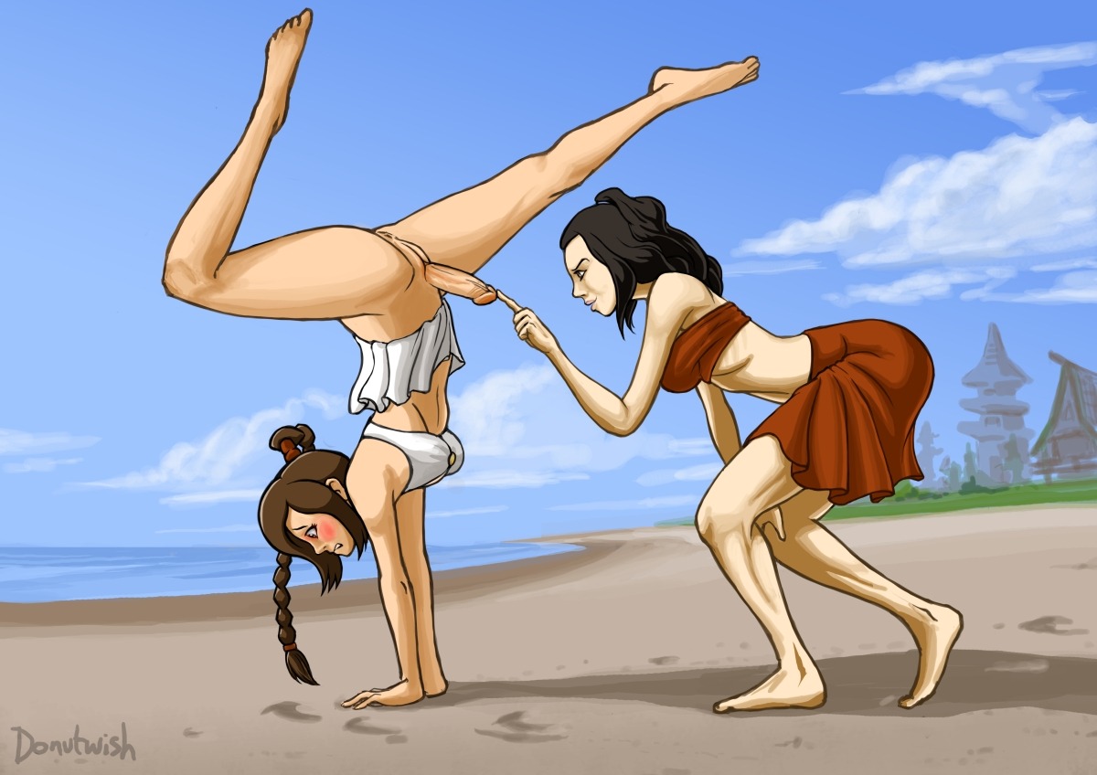 coin-operated-vagina: Ty Lee Does a Handstand for Azula by Donutwish  He.. he he…