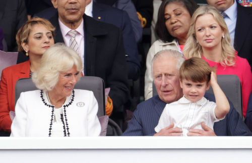 The Prince of Wales, The Duchess of Cornwall and other members of the Royal Family attend the Platin