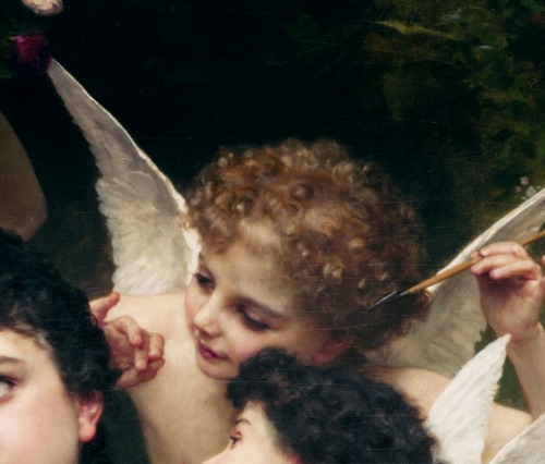 embriague-se-de-poesia:Dream of Spring (detail) 1901,  by William-Adolphe Bouguereau.