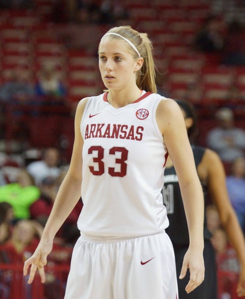  Athlete: Melissa WolffSchool: University of ArkansasTeam: Arkansas RazorbacksSport: BasketballCompe