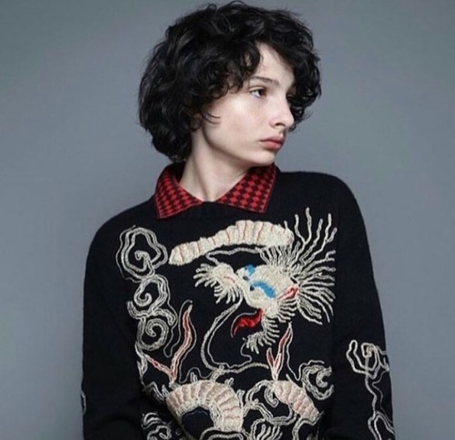 I was really inspired to draw Finn Wolfhard after seeing the pic of him in a crazy dragon sweater 