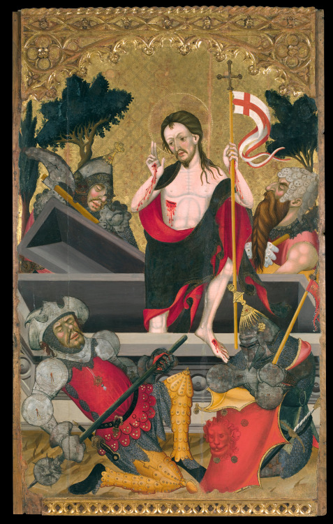 Resurrection of Christ by Guerau Gener, from 1407 until 1411