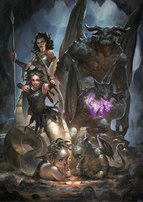 adventure-fantasy: Baby Bestiary vol 2 Cover by Rudy Siswanto