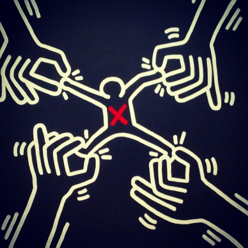 XXX Feeling torn in multiple directions? #keithharing photo