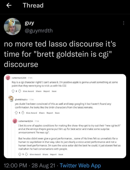 Brett Goldstein Exists In A Very Real Way.