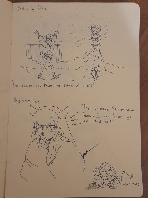 AAH! I'm So Happy To Have Finished A Comic Strip! I Love It So Much, I Can't Help But Adore My Ocs! Ehe..