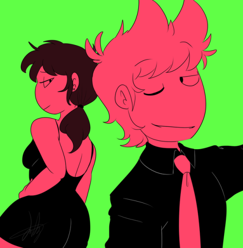 jamoncillopiloncillo:  No puedo dejar de ver el meme de mm yeah una y otra vez >:’v creo que ya hasta la estoy soñando :’v más aun por que me juntan al nico  pernico … pero bueh,tampoco me decidía entre los colores :v así que hice las 4