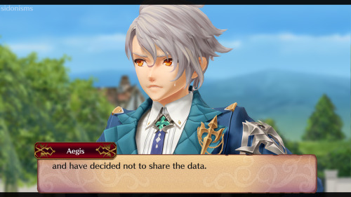 Aegis Alver, realizing he’s in a Tales mobile game *this is not an edit or a screenshot, this is 3D 