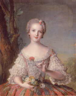  Princess Louise-Marie of France - 1748, daughter of Louis XV. -Â Jean-Marc Nattier