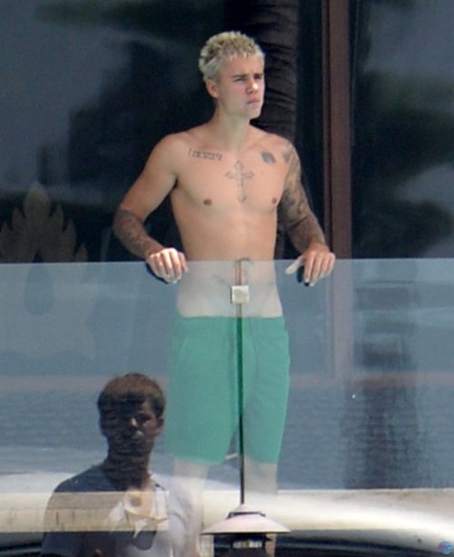 He’s not wearing underwear he’s clearly naked