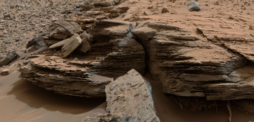 antikythera-astronomy:These areas, all around Mount Sharp on Mars, show extremely clear signs of anc