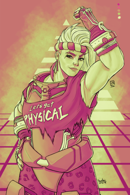 dr-vauclair-art:Palette Challenge Part 20/20 - Zarya + OmniferousFor Anon. And there it is, the fina