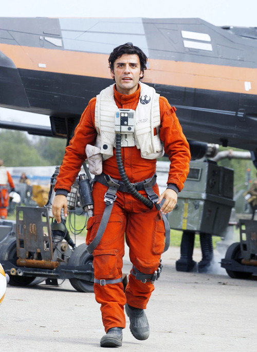 Oscar Isaac as Poe Dameron in Star Wars: The Force Awakens