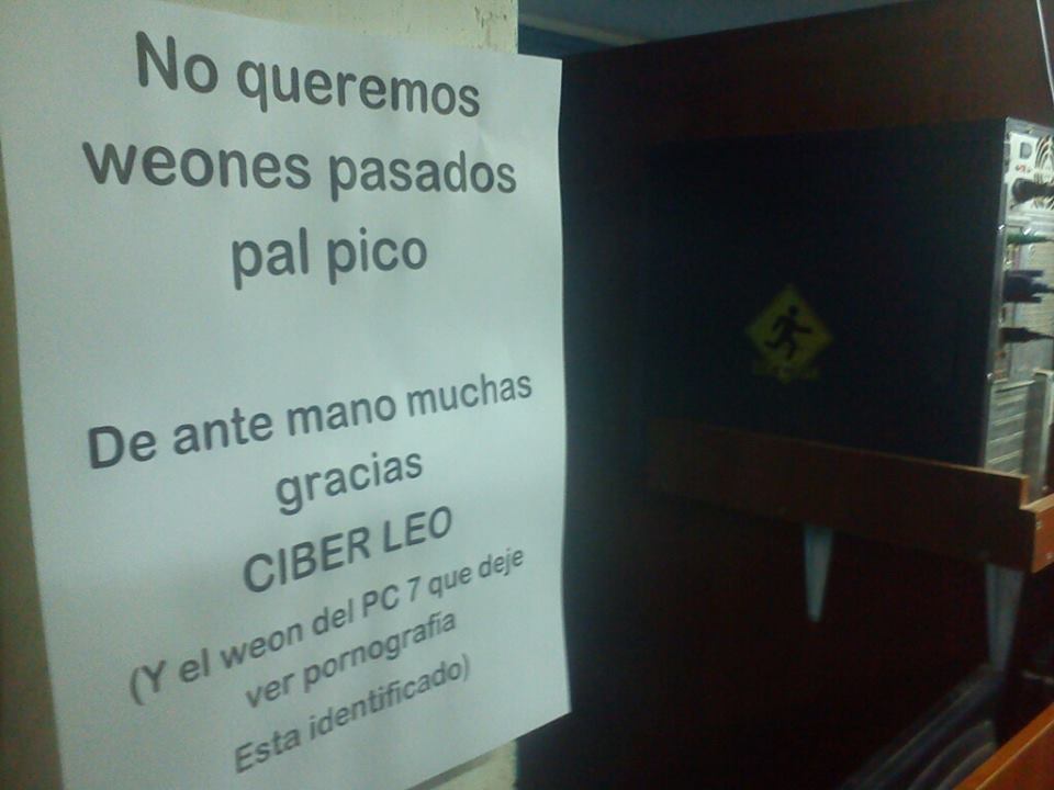 jaidefinichon:  Cyber Leo…Tipico Chileno!  