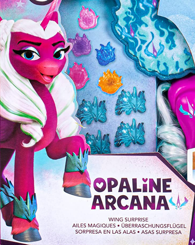 My Little Pony Toys Opaline Arcana Wing Surprise Fashion Doll, Toys for  Girls and Boys - My Little Pony