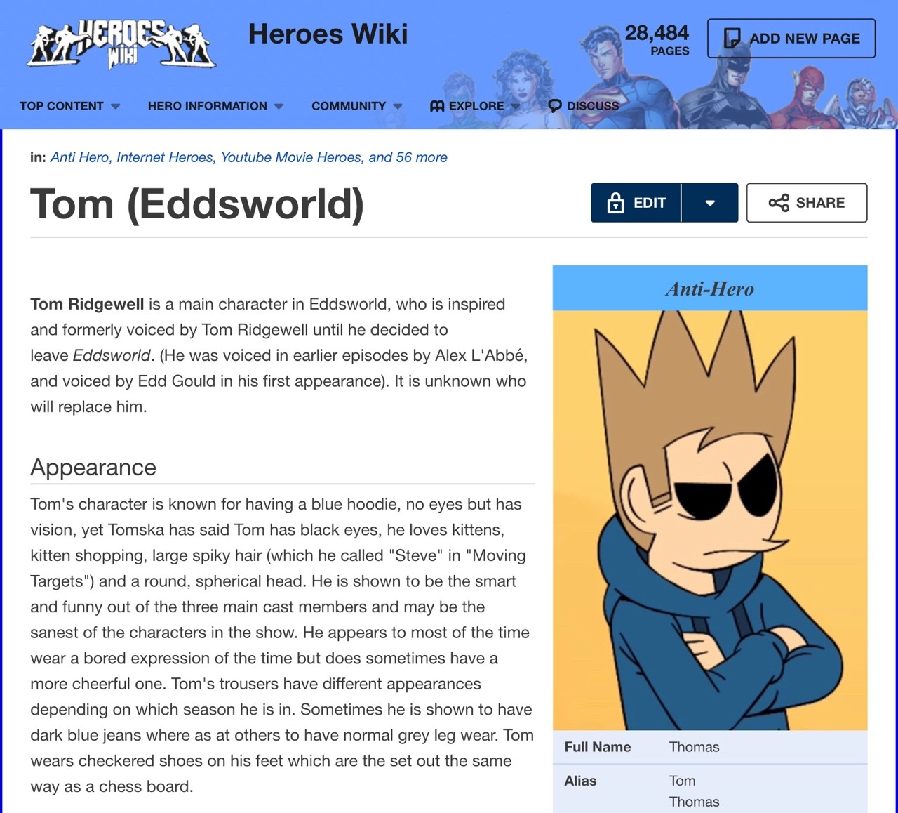 Matt (Eddsworld), Heroes Wiki