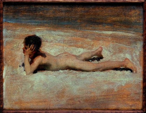carloskaplan:John Singer Sargent: Neno na praia (1878)