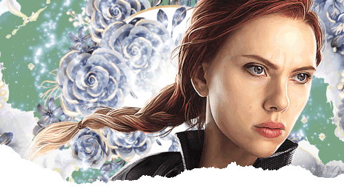 whimsicalrogers: Requested Natasha Romanoff flower headersTransparent GIF files may not save co